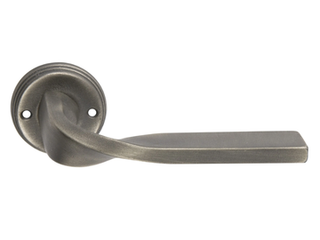 LA - Bronze door handle on rose by GIARA ART DESIGN-BRONZE - view 2
